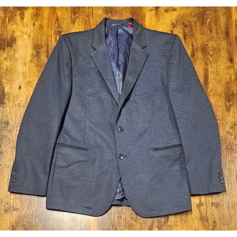 Johnston & Murphy XC4 Extreme Comfort Blazer Navy Blue Sport Coat Mens 42R